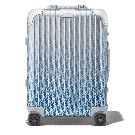 rimowa dior launch luggage.